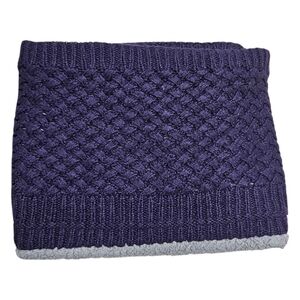 Purple Knit Scarf